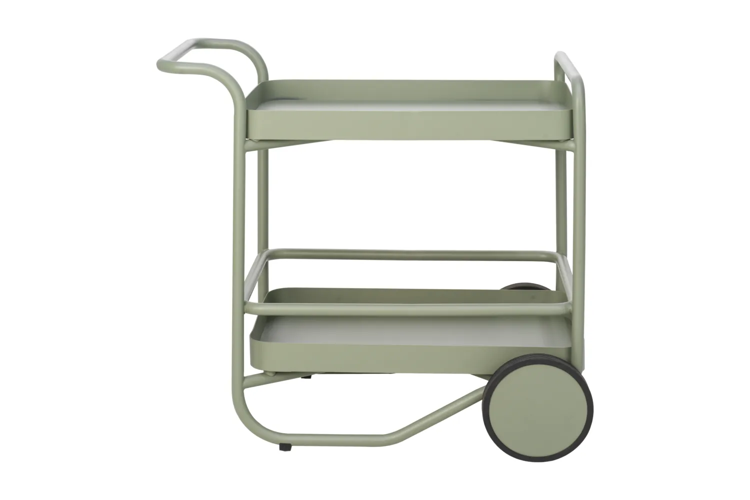 Trolly carrinho de servir 88x59 cm, Verde poeira Brafab