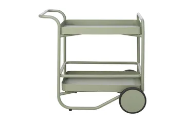 Trolly carrinho de servir 88x59 cm - Verde poeira - Brafab