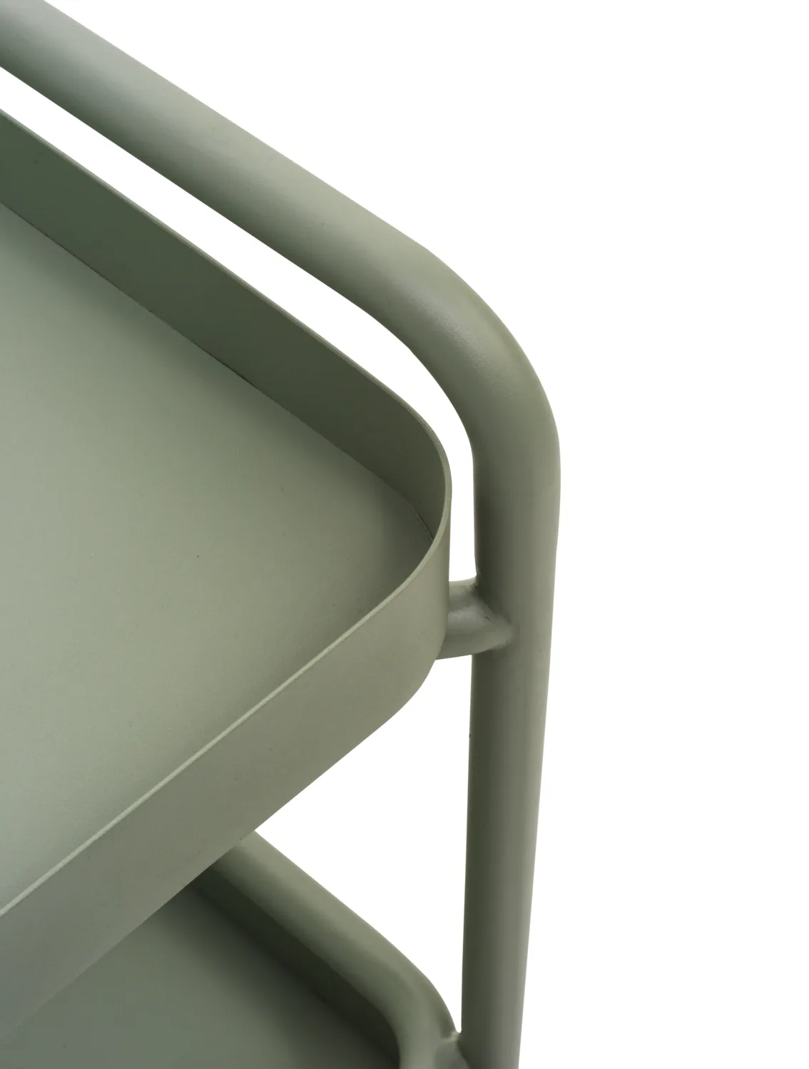 Trolly carrinho de servir 88x59 cm, Verde poeira Brafab