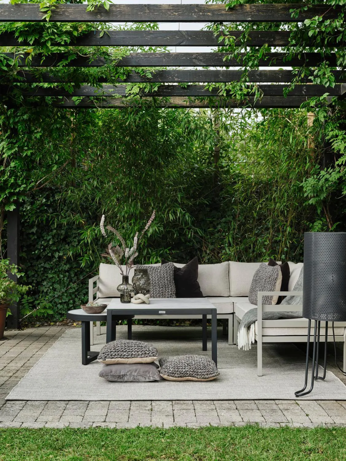 Weldon sofá de canto, Caquí-areia Brafab