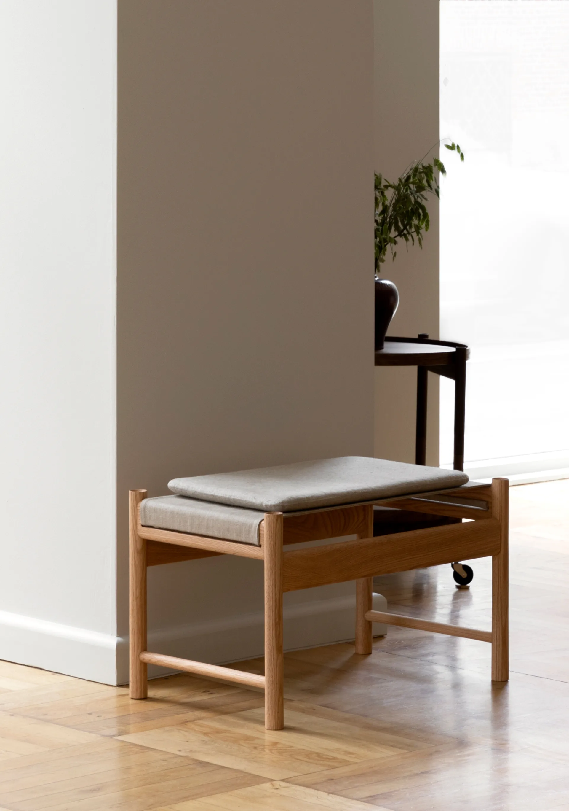 Almofada HB 35x60 cm, Natural lona coupe 26 cm Brdr. Krüger