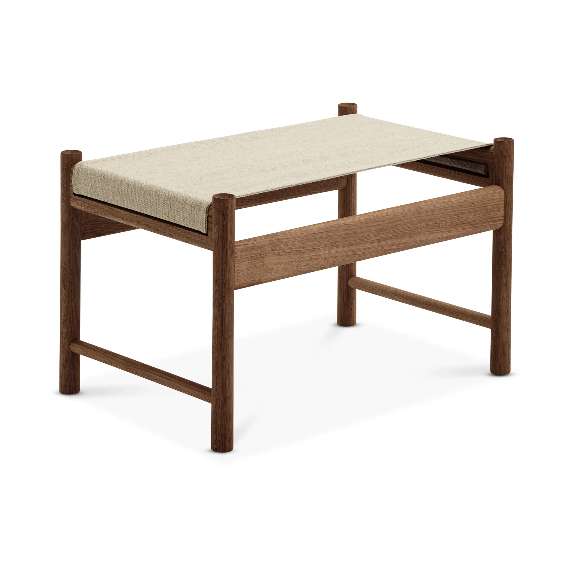 Banco HB, verniz carvalho fumado-lona  Brdr. Krüger