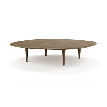 Mesa de centro Jari Ø118 cm - Verniz carvalho fumado - Brdr. Krüger