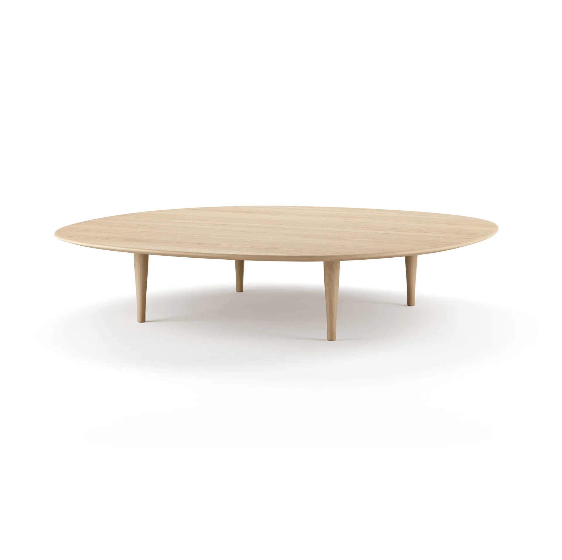 Mesa de centro Jari Ø118 cm, Verniz carvalho  Brdr. Krüger