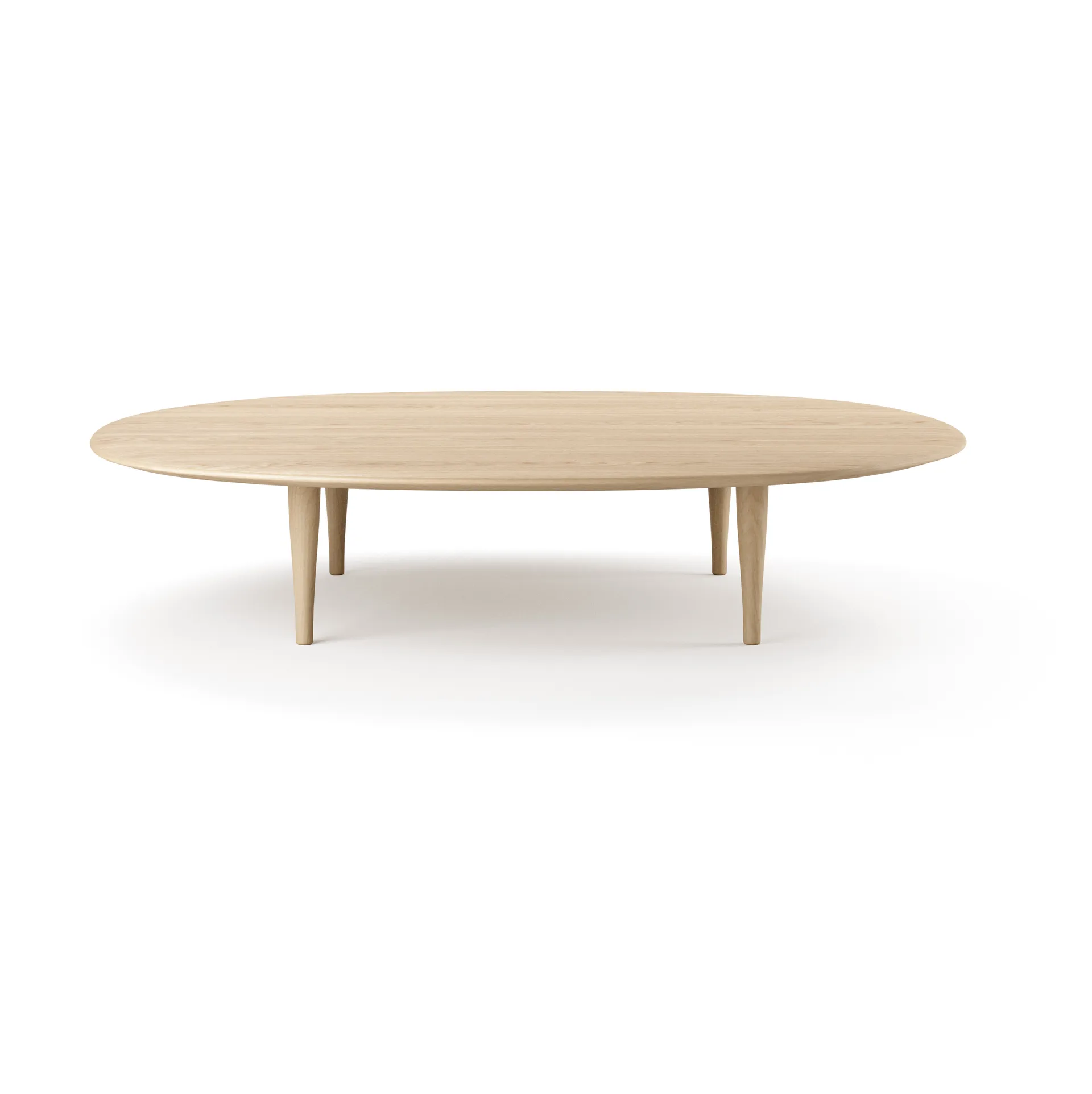 Mesa de centro Jari Ø118 cm, Verniz carvalho  Brdr. Krüger