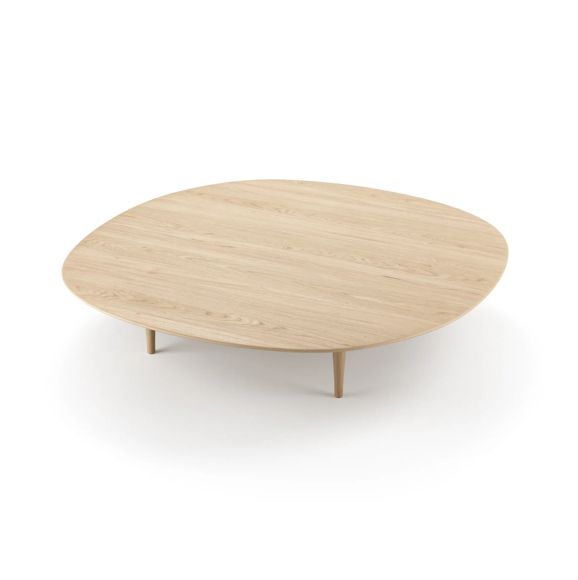 Mesa de centro Jari Ø118 cm, Verniz carvalho  Brdr. Krüger