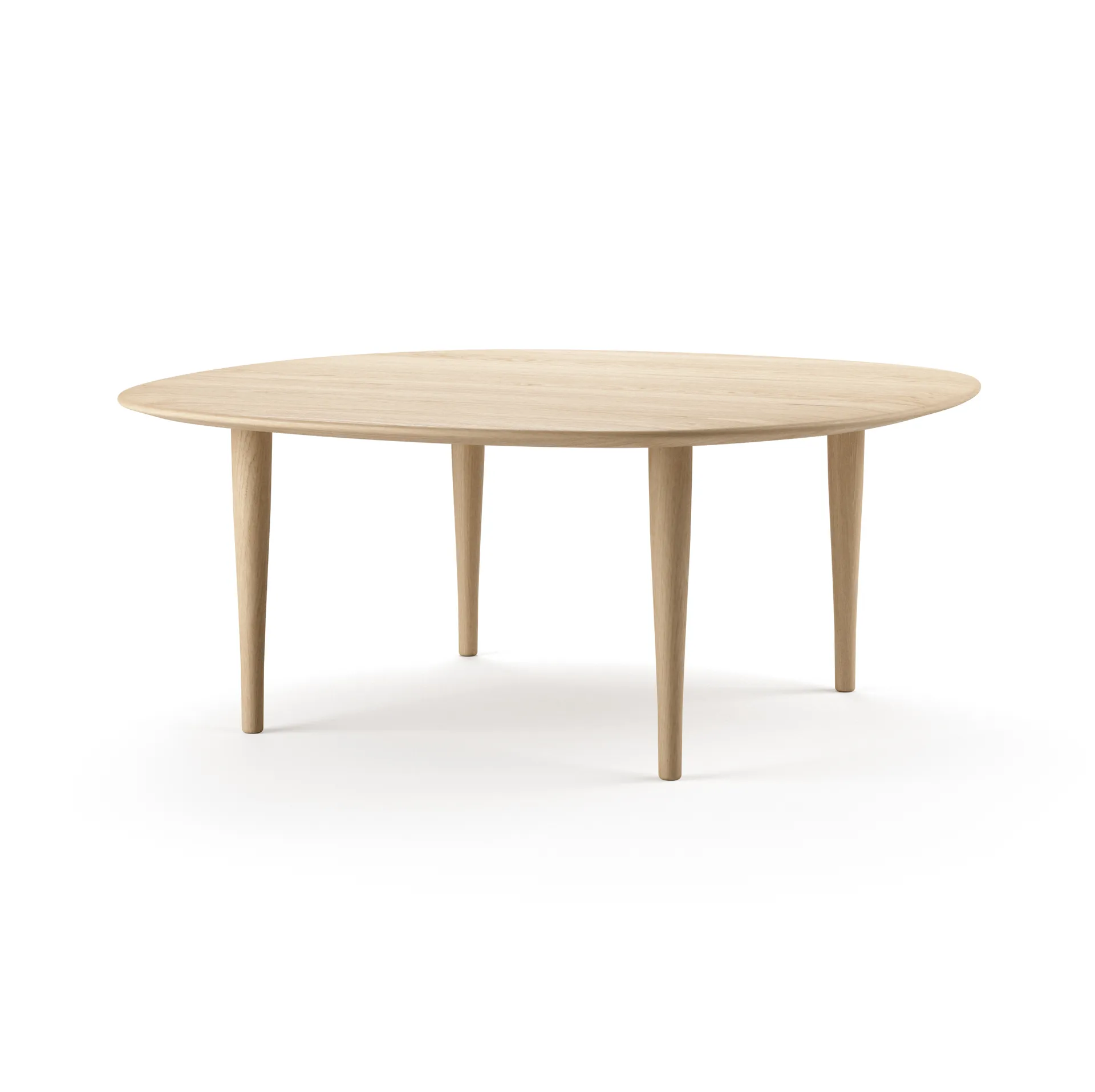 Mesa de centro Jari Ø85 cm, Verniz carvalho  Brdr. Krüger