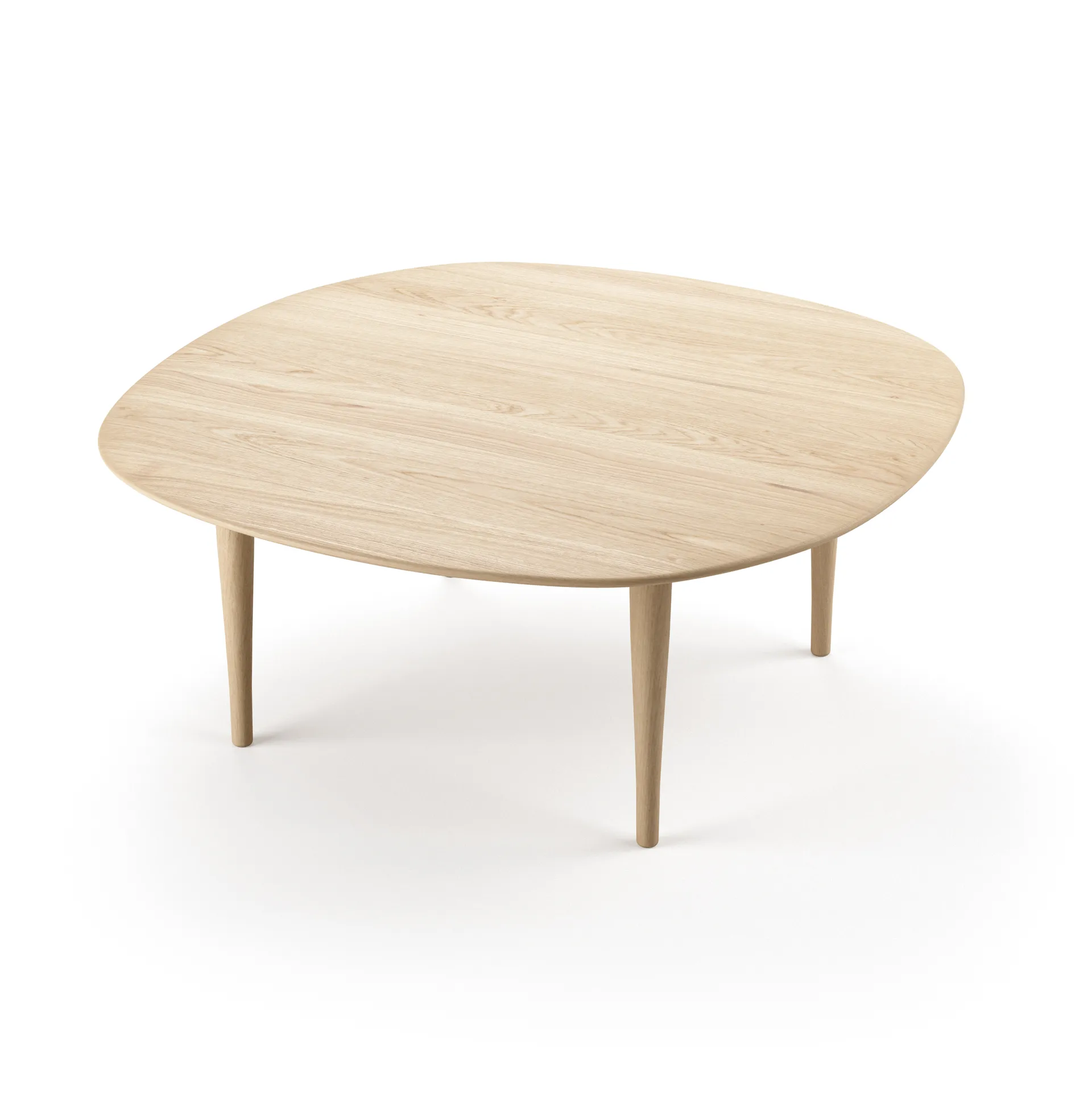 Mesa de centro Jari Ø85 cm, Verniz carvalho  Brdr. Krüger