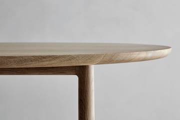 Mesa de jantar Arv Ø120 cm - Branco Verniz carvalho - Brdr. Krüger