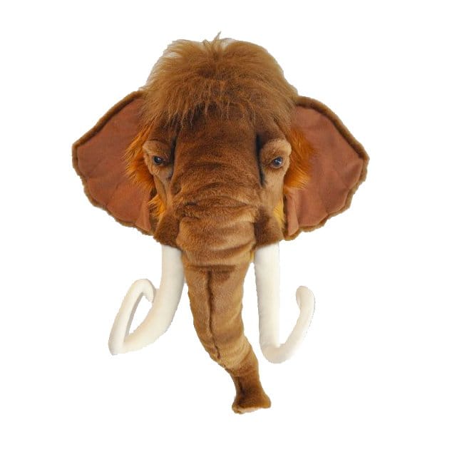 Cabeça de mamute de peluche para parede  - mamute - Brigbys