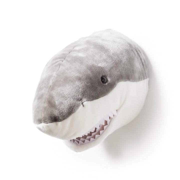 Cabeça de tubarão em peluche para parede - shark - Brigbys