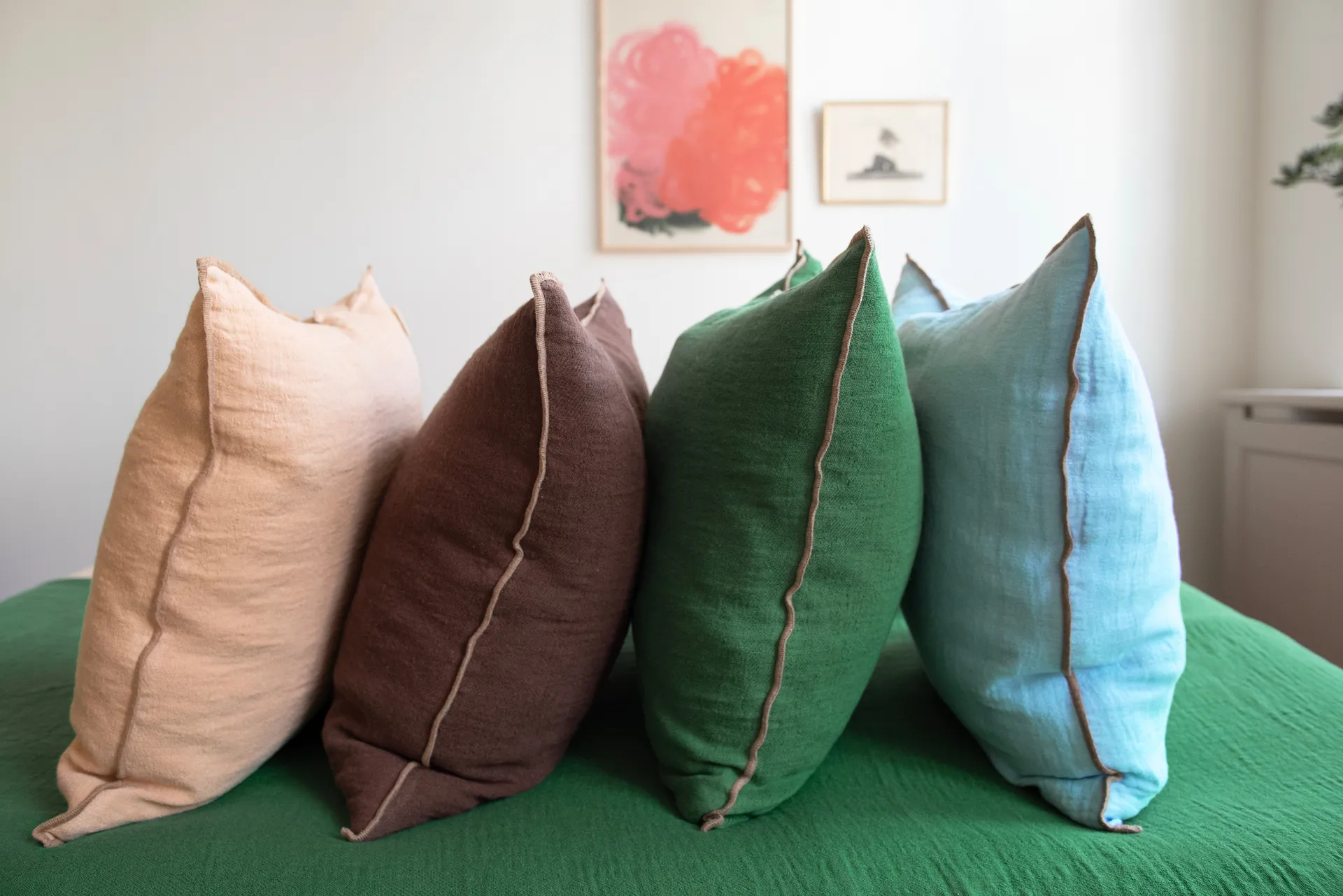 Evy fronha, Castanho, 50x50 cm Brita Sweden