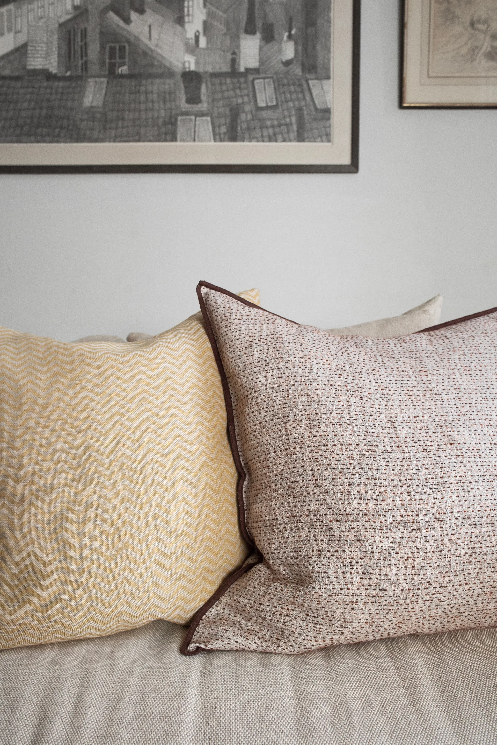 Field fronha, Castanho, 50x50 cm Brita Sweden