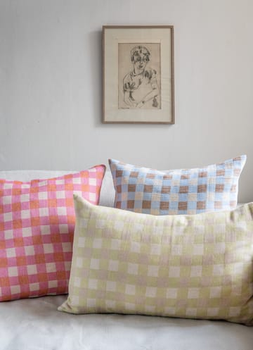 Fronha Poppy 50x50 cm - Azul - Brita Sweden