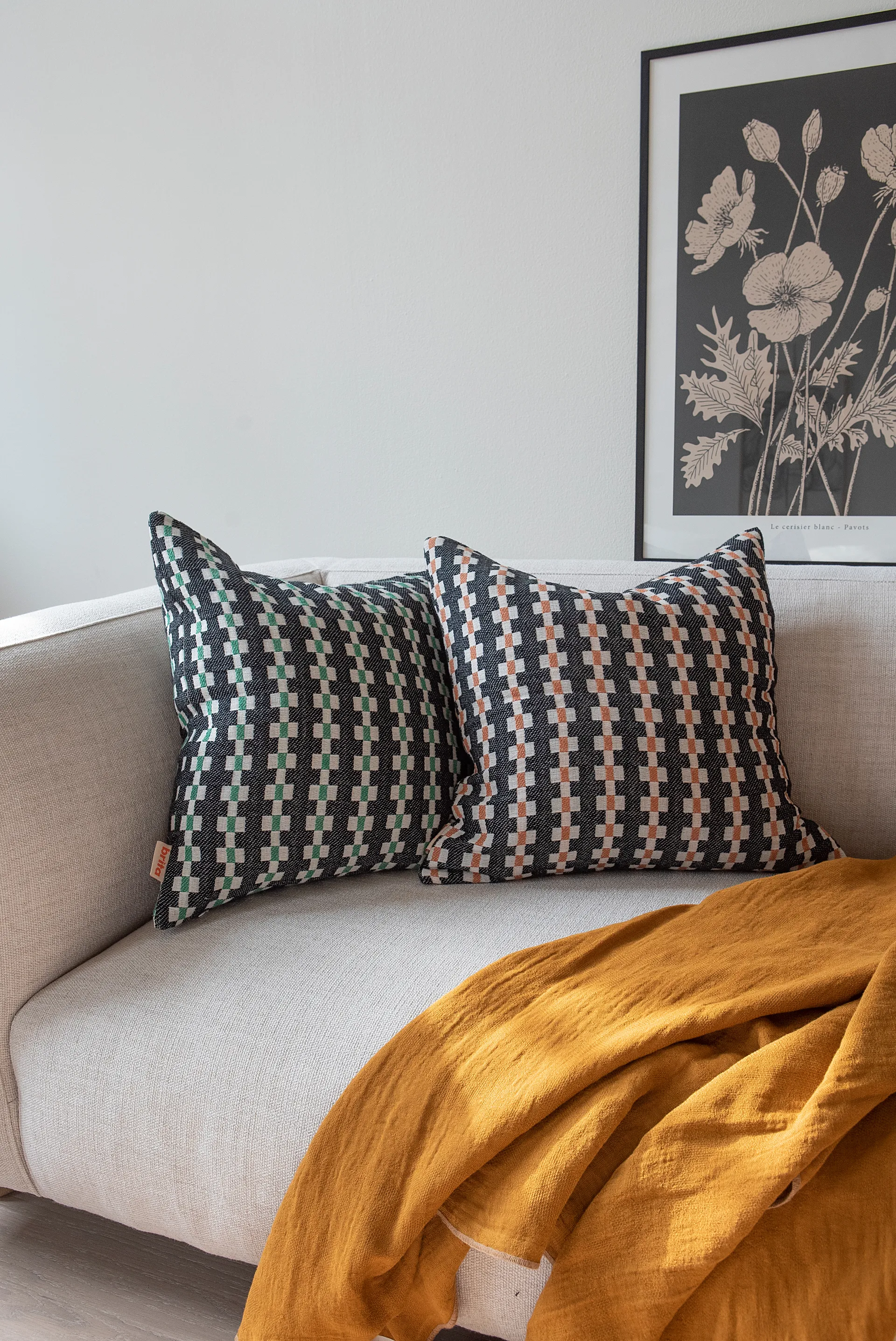 Marta fronha, Castanho, 50x50 cm Brita Sweden