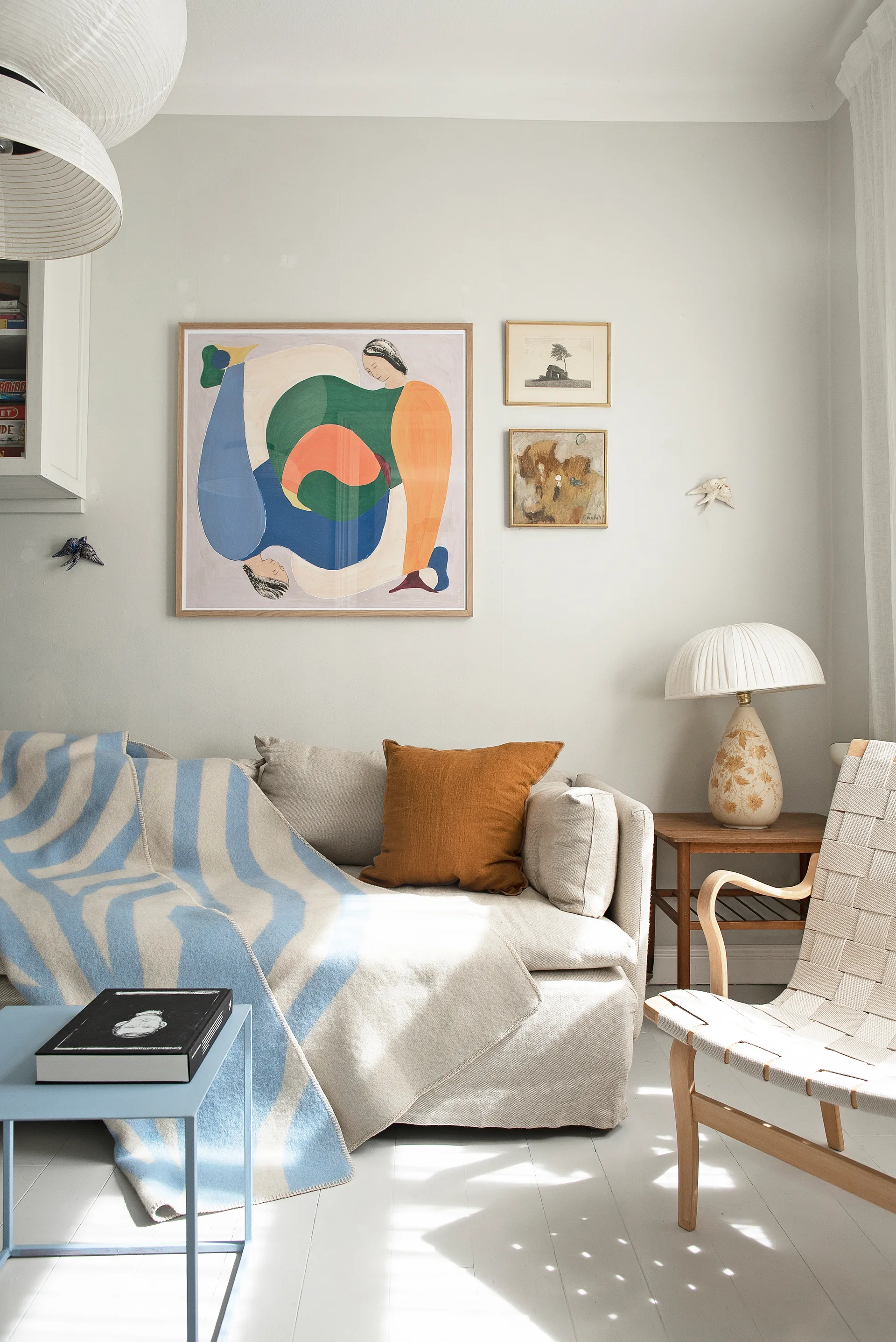 Pugh manta, Blue, 200x130 cm Brita Sweden