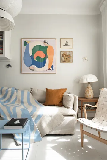 Pugh manta - Blue, 200x130 cm - Brita Sweden