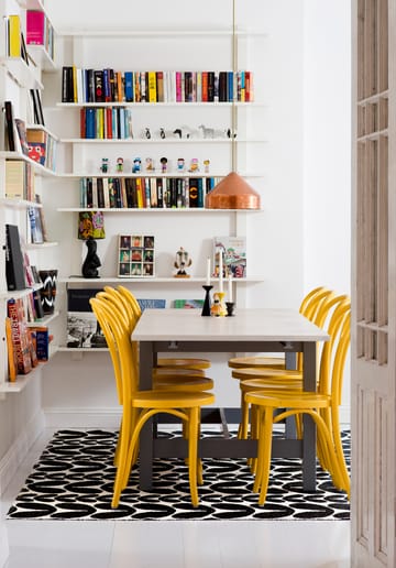 Tapete Karin preto - 70x200 cm - Brita Sweden