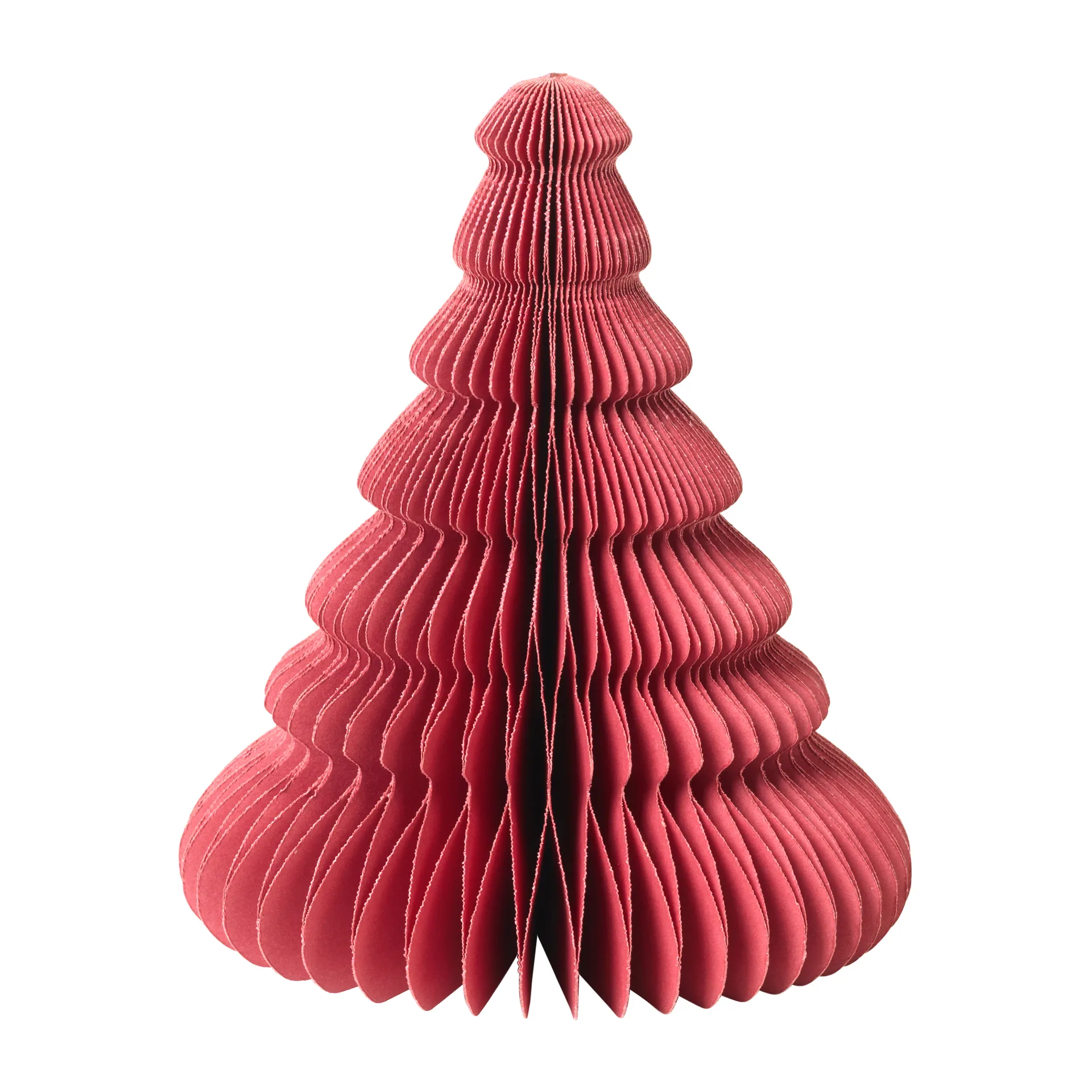 Árvore de papel 15 cm, Vermelho Pompeian  Broste Copenhagen
