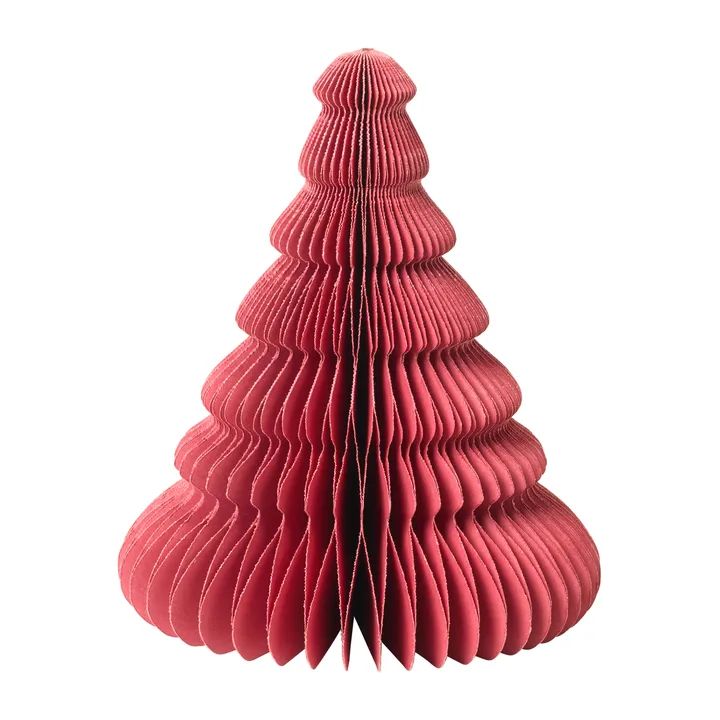 Árvore de papel 15 cm - Vermelho Pompeian  - Broste Copenhagen