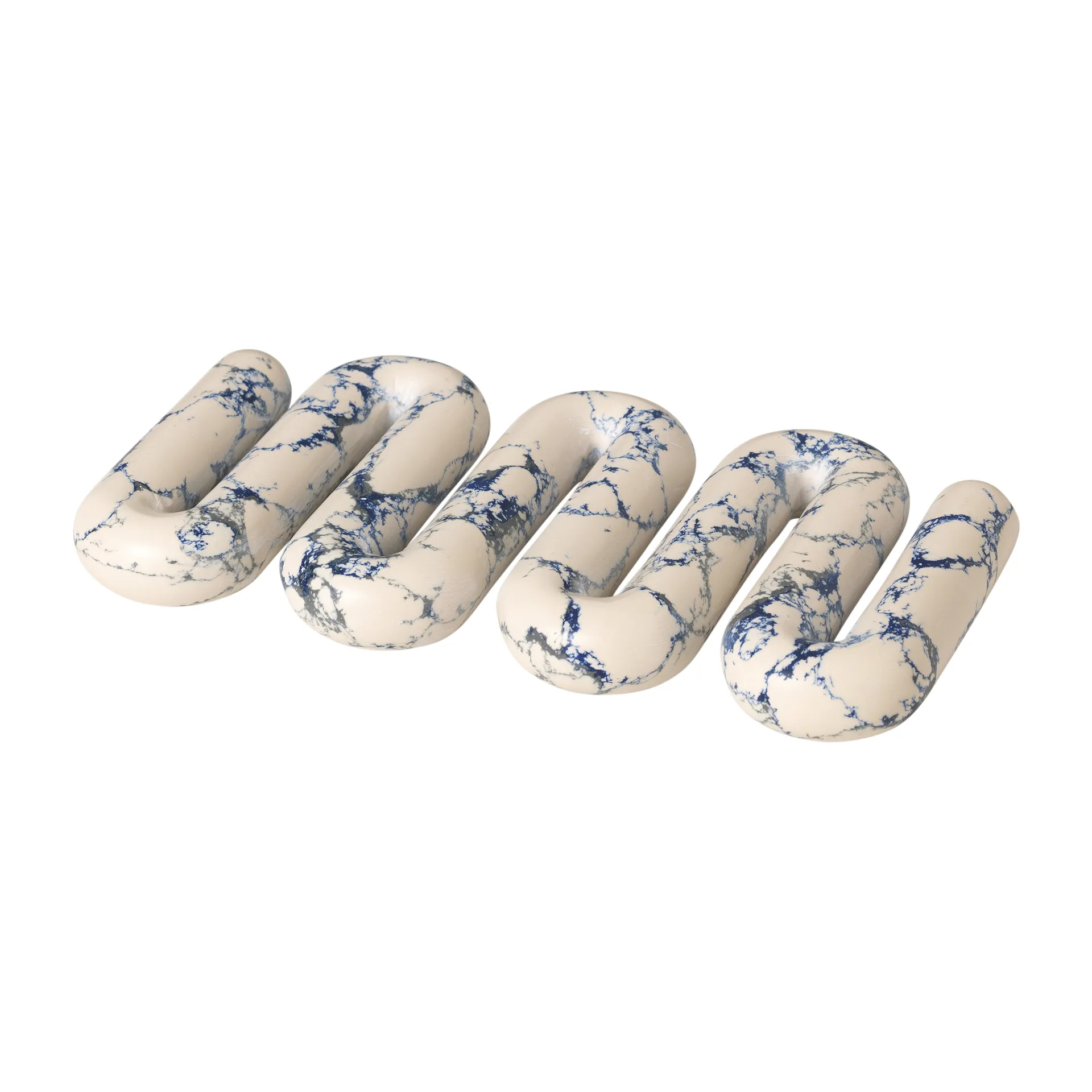 Base Orla 14x25 cm, White-spectrum blue Broste Copenhagen