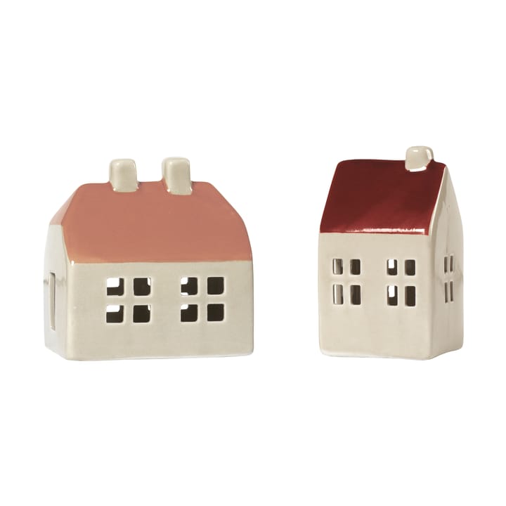 Bo casa decorativa 2 peças - Castanho Noz - Broste Copenhagen