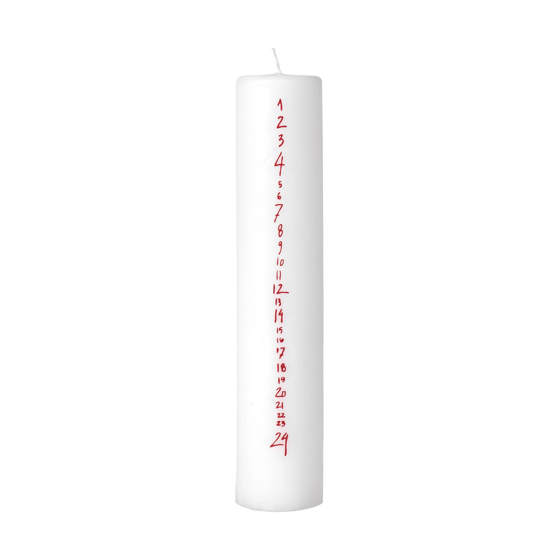 Calendário com números manuscritos, White-Red Broste Copenhagen