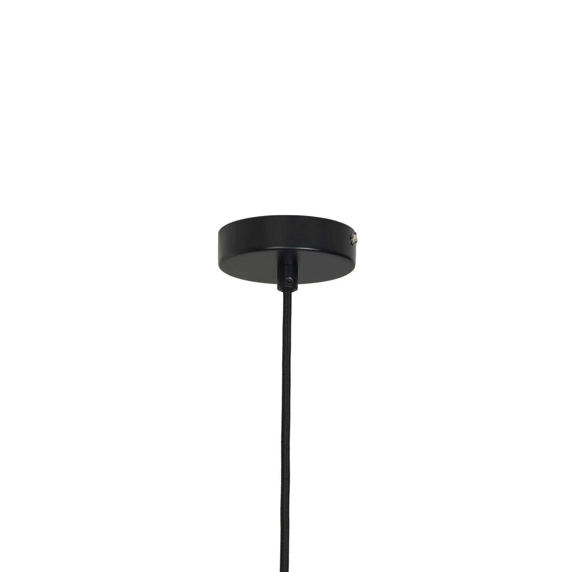 Candeeiro suspenso Lolly, preto e branco-Ø16 cm Broste Copenhagen