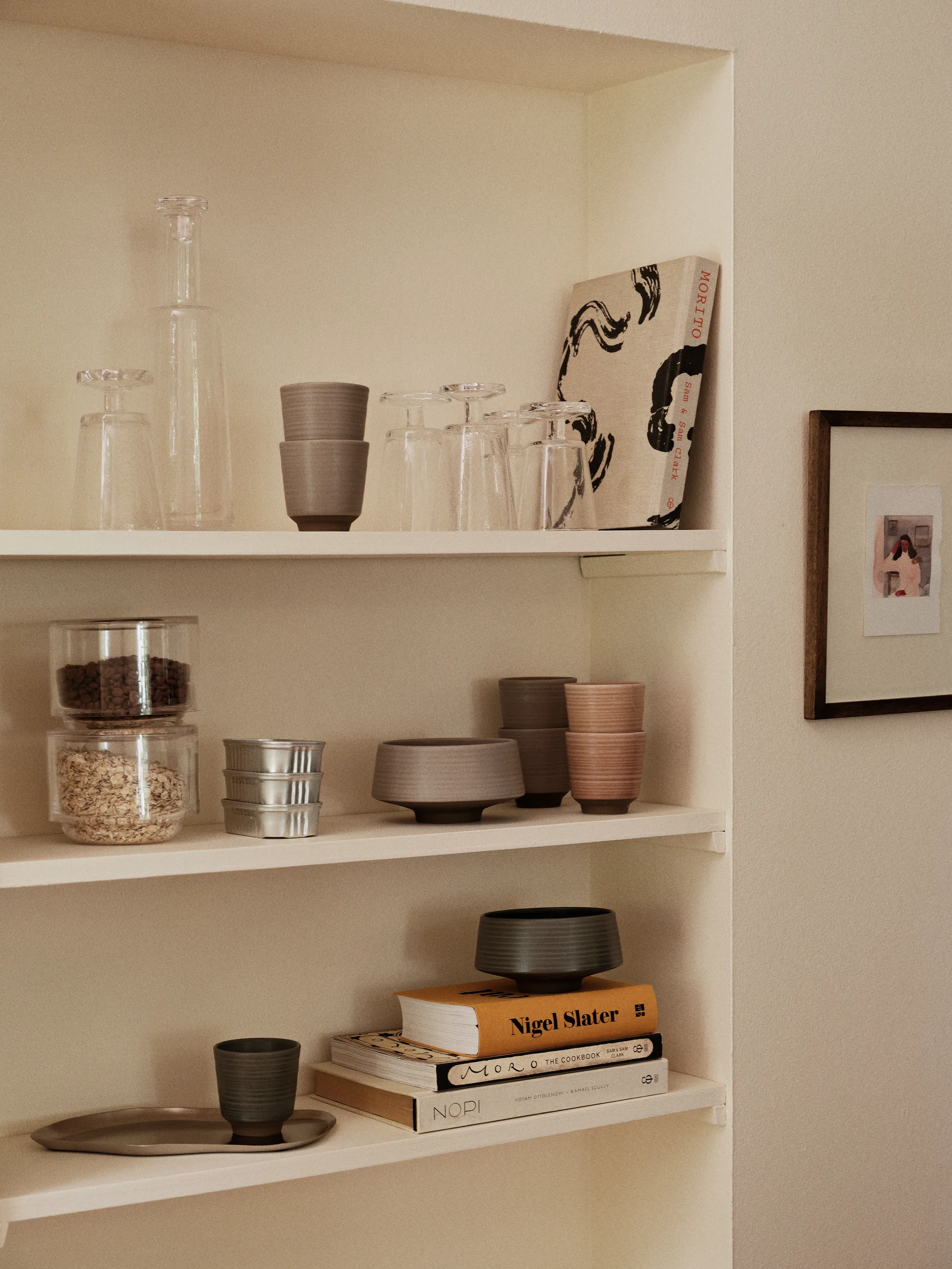 Caneca Miko 15 cl 2-unid., Warm grey Broste Copenhagen