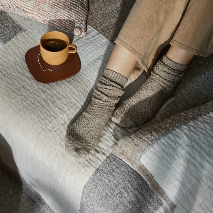 Capa de almofada Patch 60x60 cm, beige-brown Broste Copenhagen