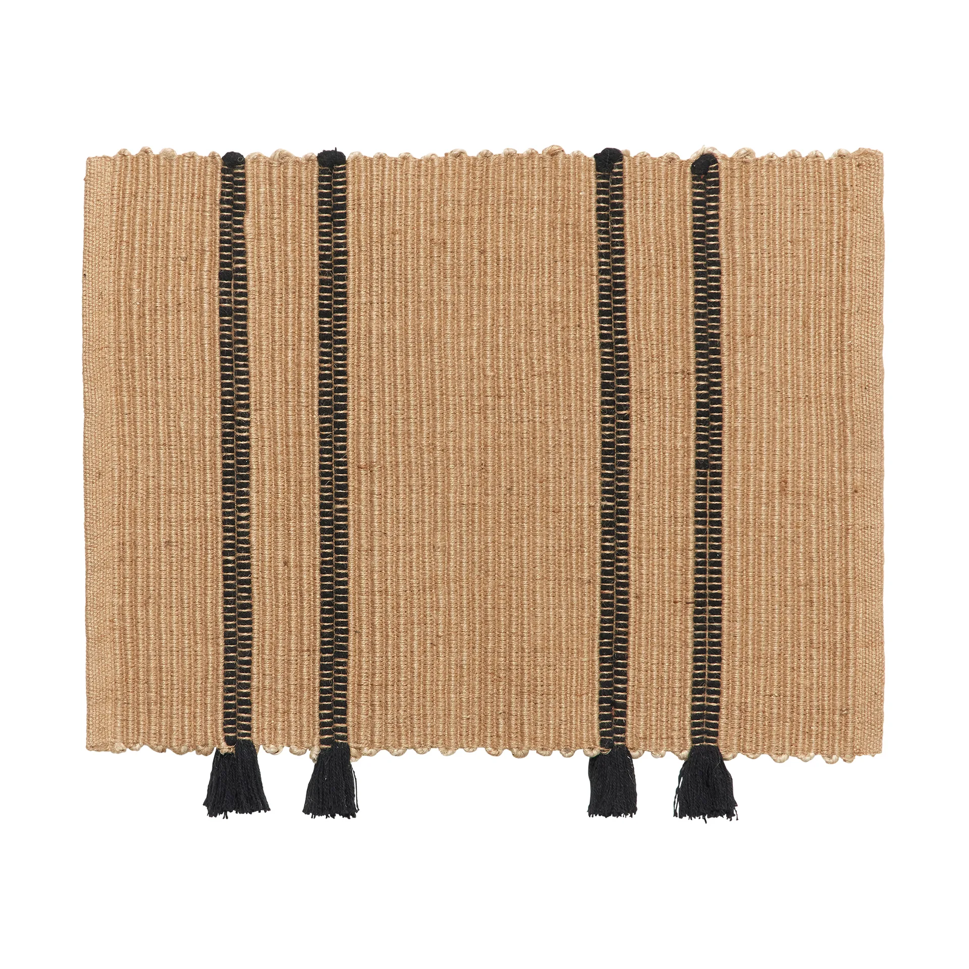 Capacho Ezra 50x70 cm, Natural-black Broste Copenhagen