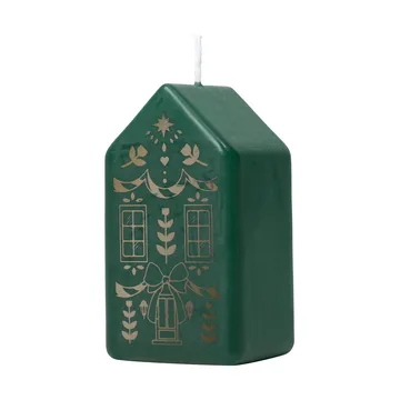 Casa vela cilíndrica - Dark Green-Gold - Broste Copenhagen