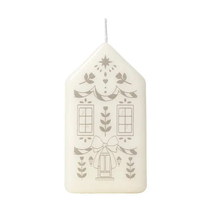 Casa vela cilíndrica - White-Silver - Broste Copenhagen