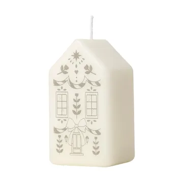 Casa vela cilíndrica - White-Silver - Broste Copenhagen