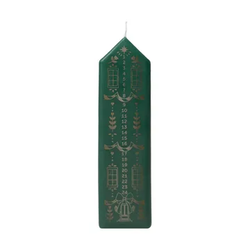 Casa vela de calendário - Dark Green-Gold - Broste Copenhagen