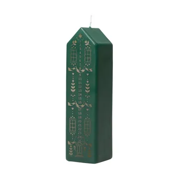 Casa vela de calendário - Dark Green-Gold - Broste Copenhagen