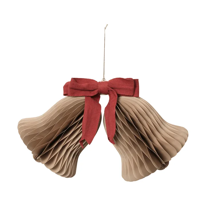 Chime sino pendente de Natal - Natural Brown-Red - Broste Copenhagen