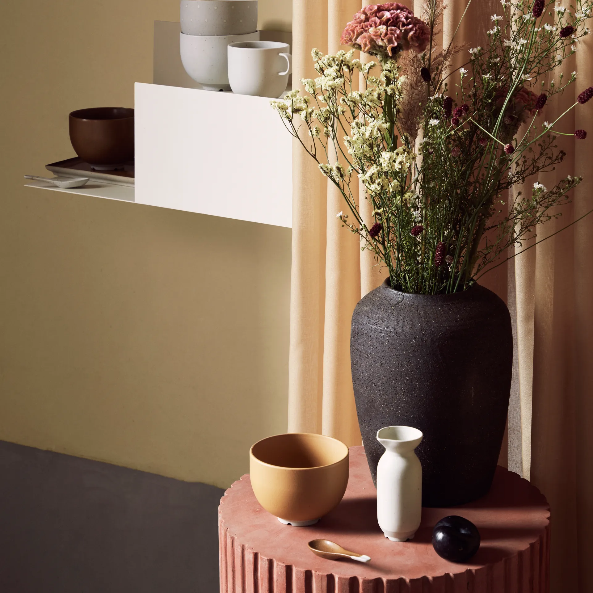 Colher de chá Eli 9,2 cm, caramel brown Broste Copenhagen