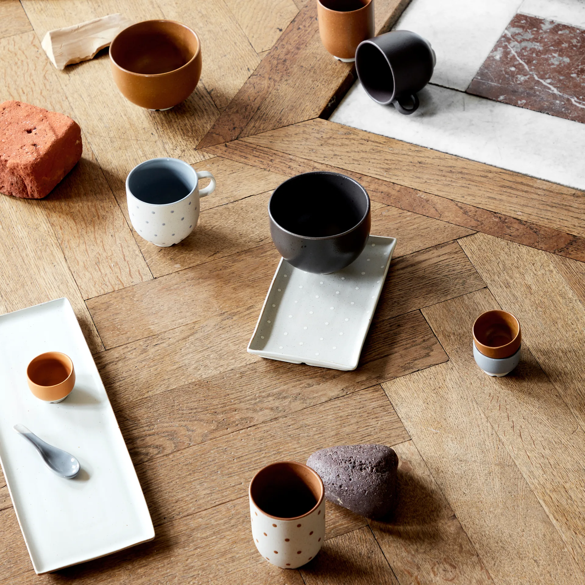 Colher de chá Eli 9,2 cm, soft blue Broste Copenhagen