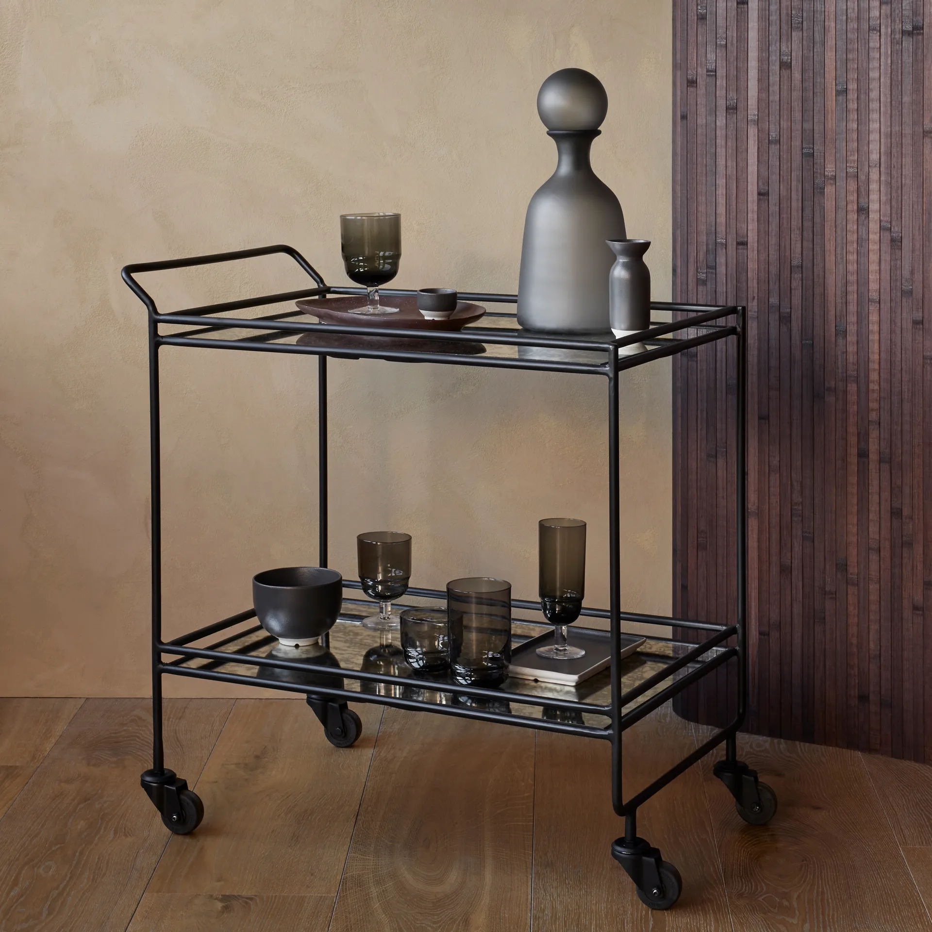 Copo de champanhe Nordic Bistro 20 cl, smoke-clear Broste Copenhagen