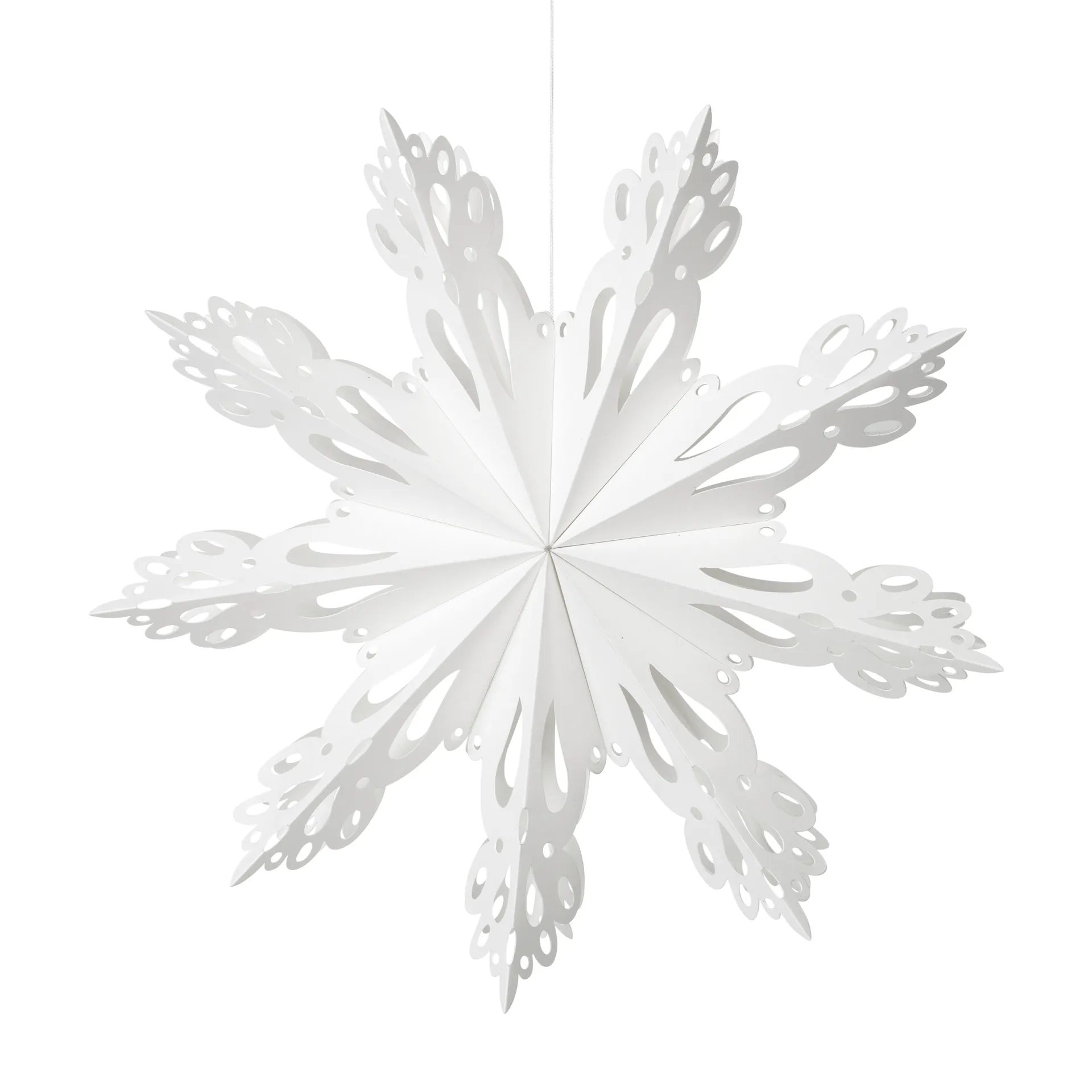 Decoração de Natal floco de neve branco, Ø30 cm Broste Copenhagen