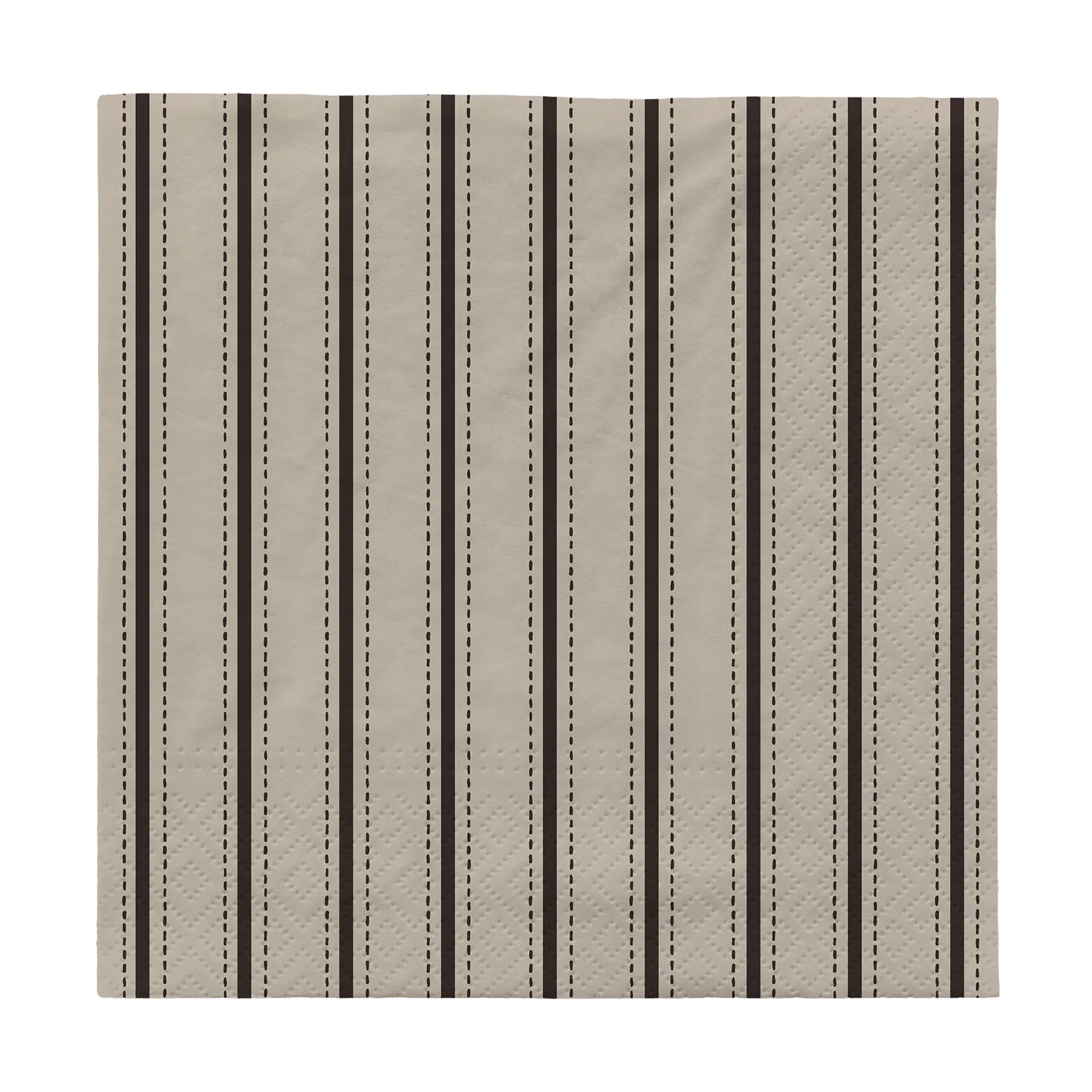Dolly guardanapos de papel 33x33 cm 20 unidades, Preto-branco sujo Broste Copenhagen