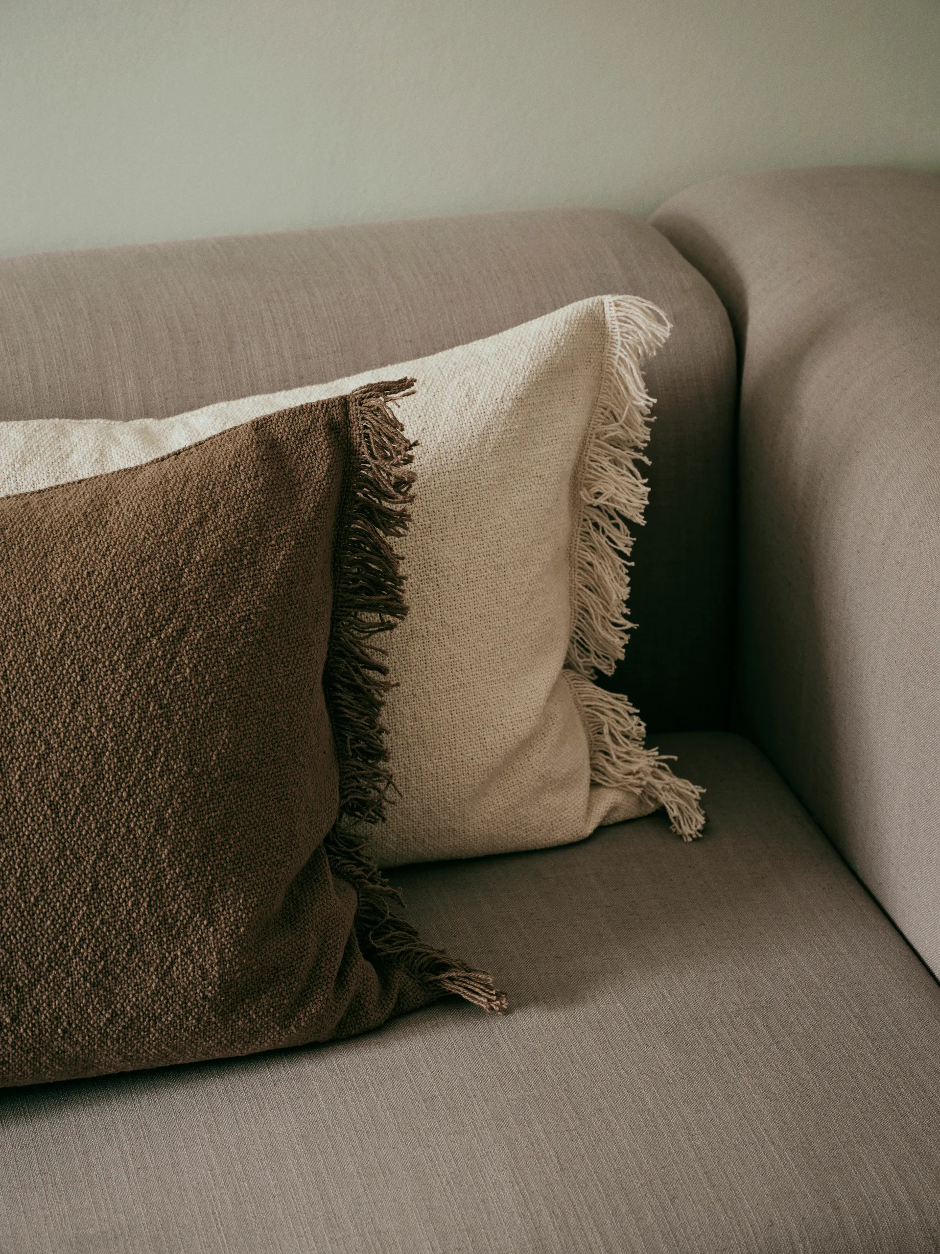 Ebba capa de almofada, Bege claro, 40x60 cm Broste Copenhagen