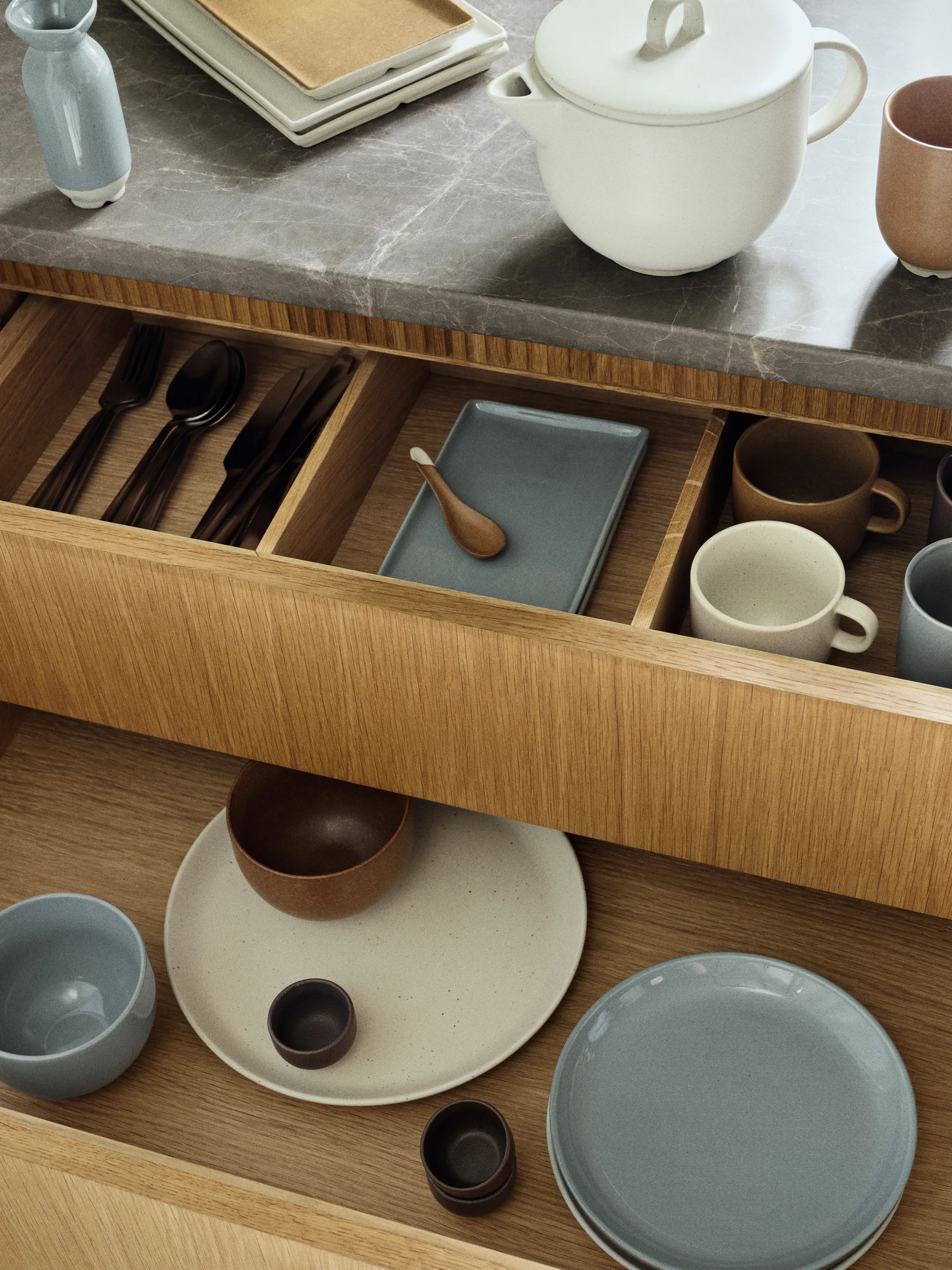 Eli prato pequeno Ø20 cm, Azul suave Broste Copenhagen