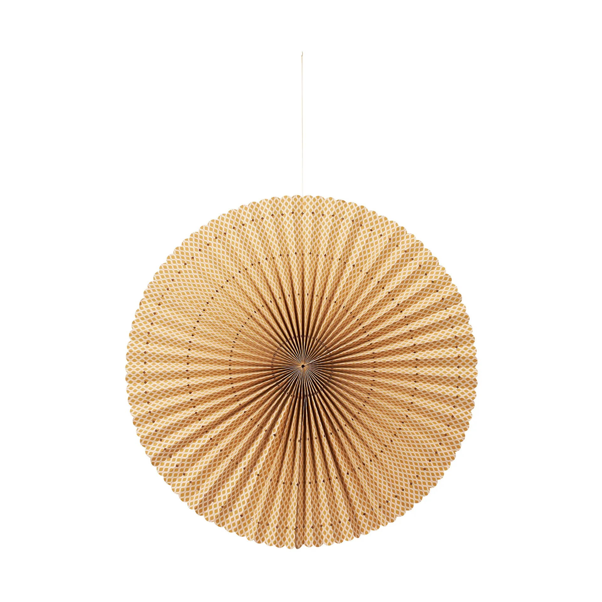 Estrela de Advento Stella rosette L Ø60 cm, Harvest gold-natural Broste Copenhagen