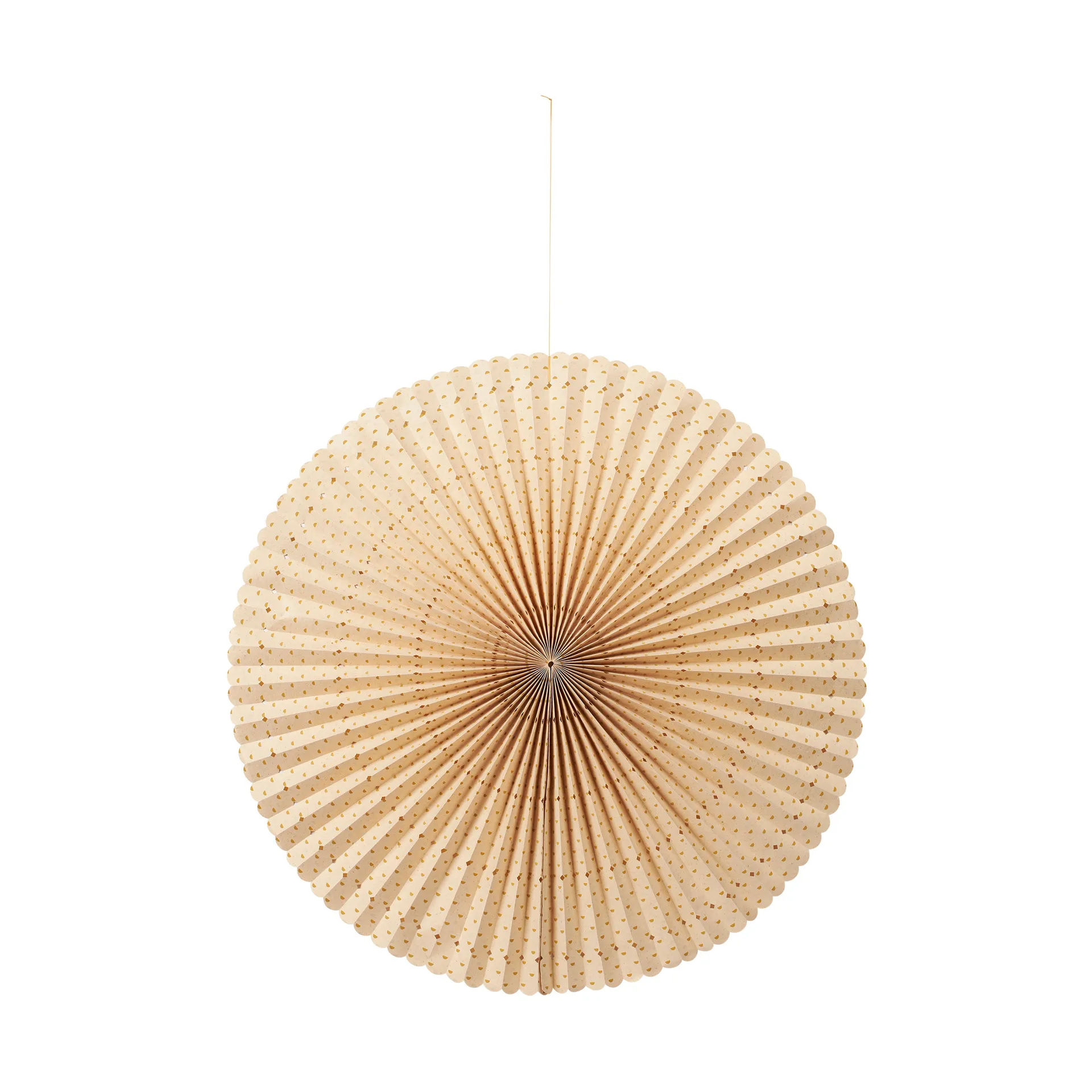 Estrela de Advento Stella rosette L Ø60 cm, Natural-harvest gold Broste Copenhagen
