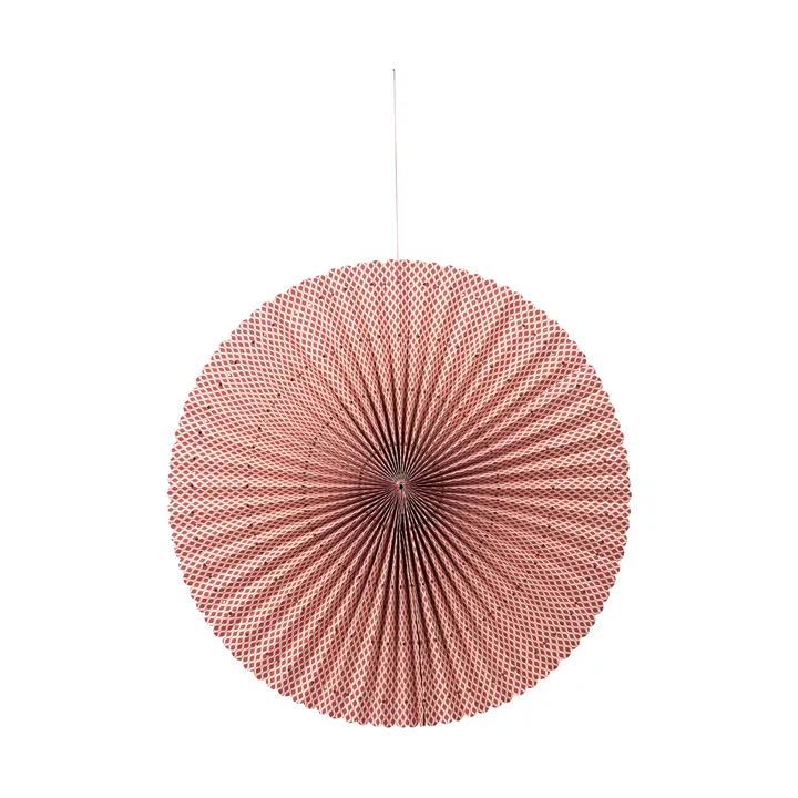 Estrela de Advento Stella rosette L Ø60 cm - Pompeian red-natural - Broste Copenhagen