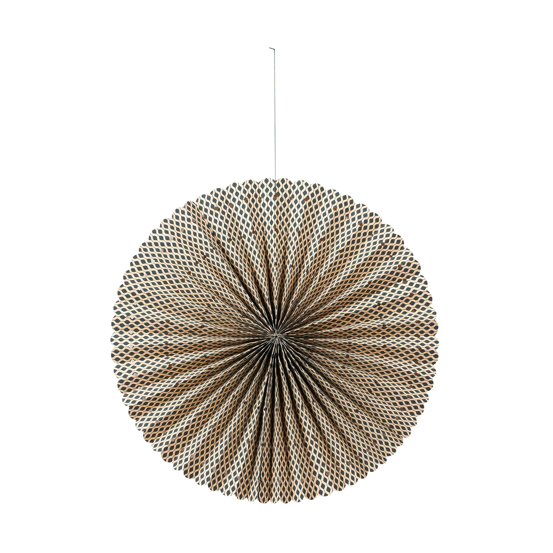 Estrela de Advento Stella rosette M Ø43 cm, Forest green-natural Broste Copenhagen