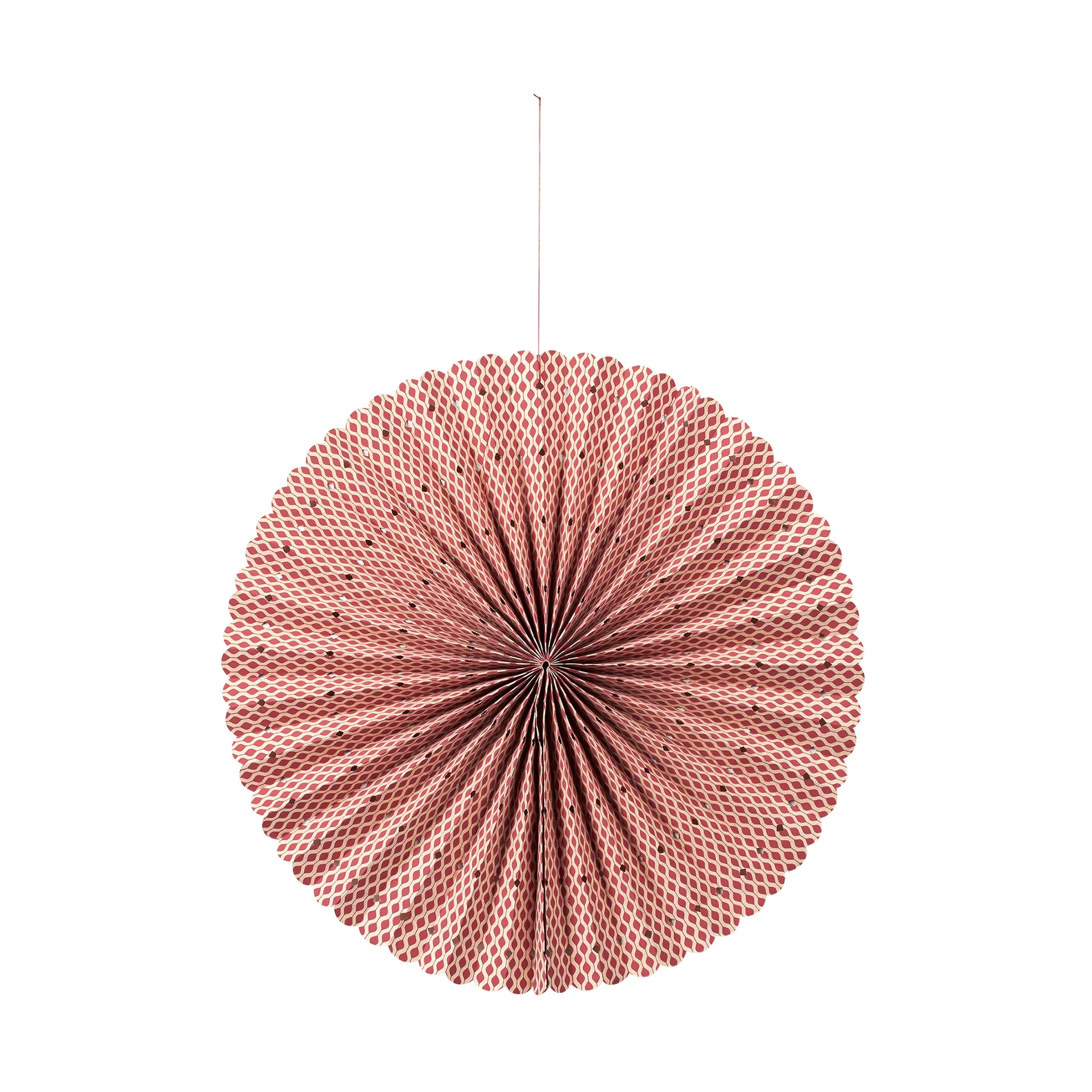 Estrela de Advento Stella rosette M Ø43 cm, Pompeian red-natural Broste Copenhagen