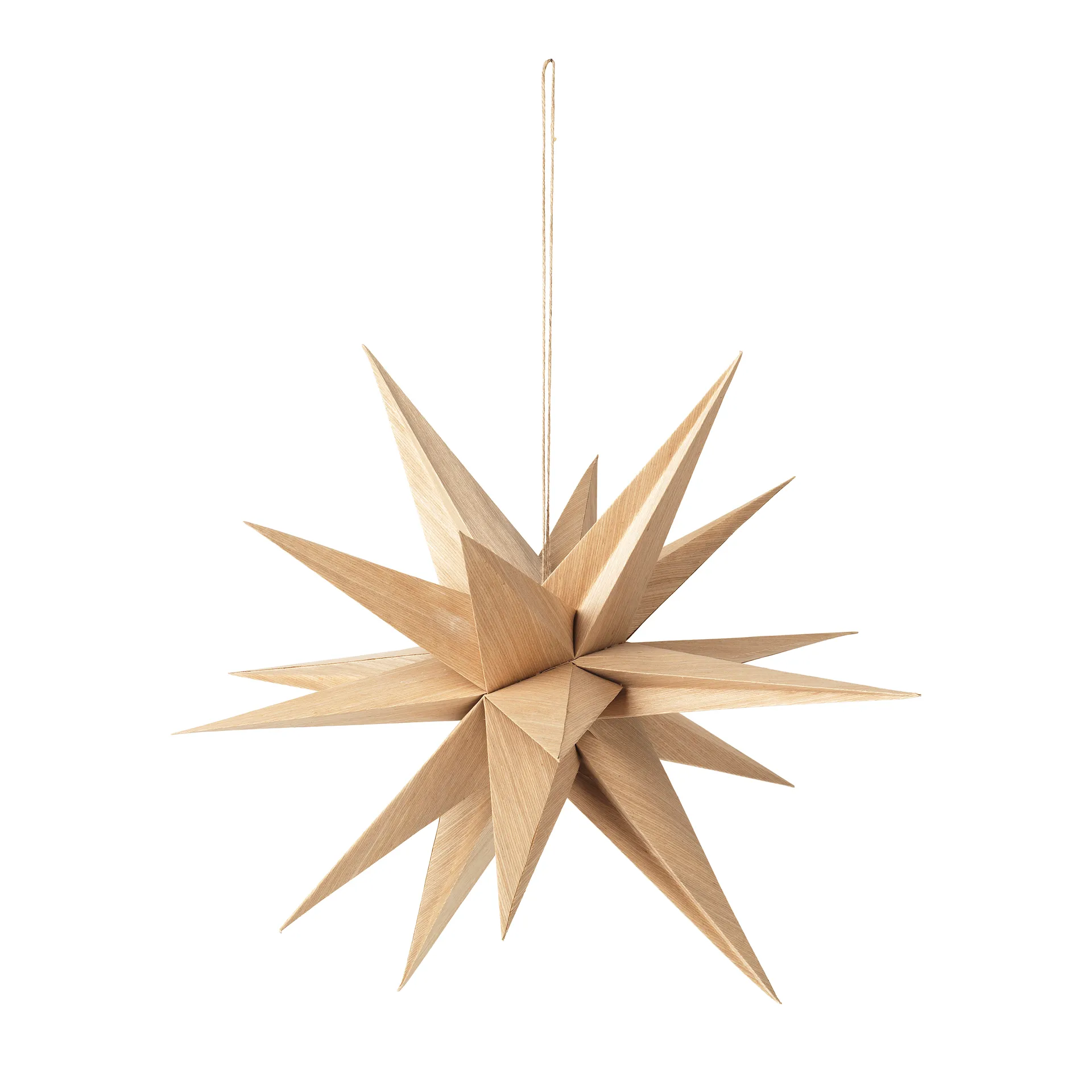 Estrela de madeira Venus Ø55 cm, Natural Broste Copenhagen
